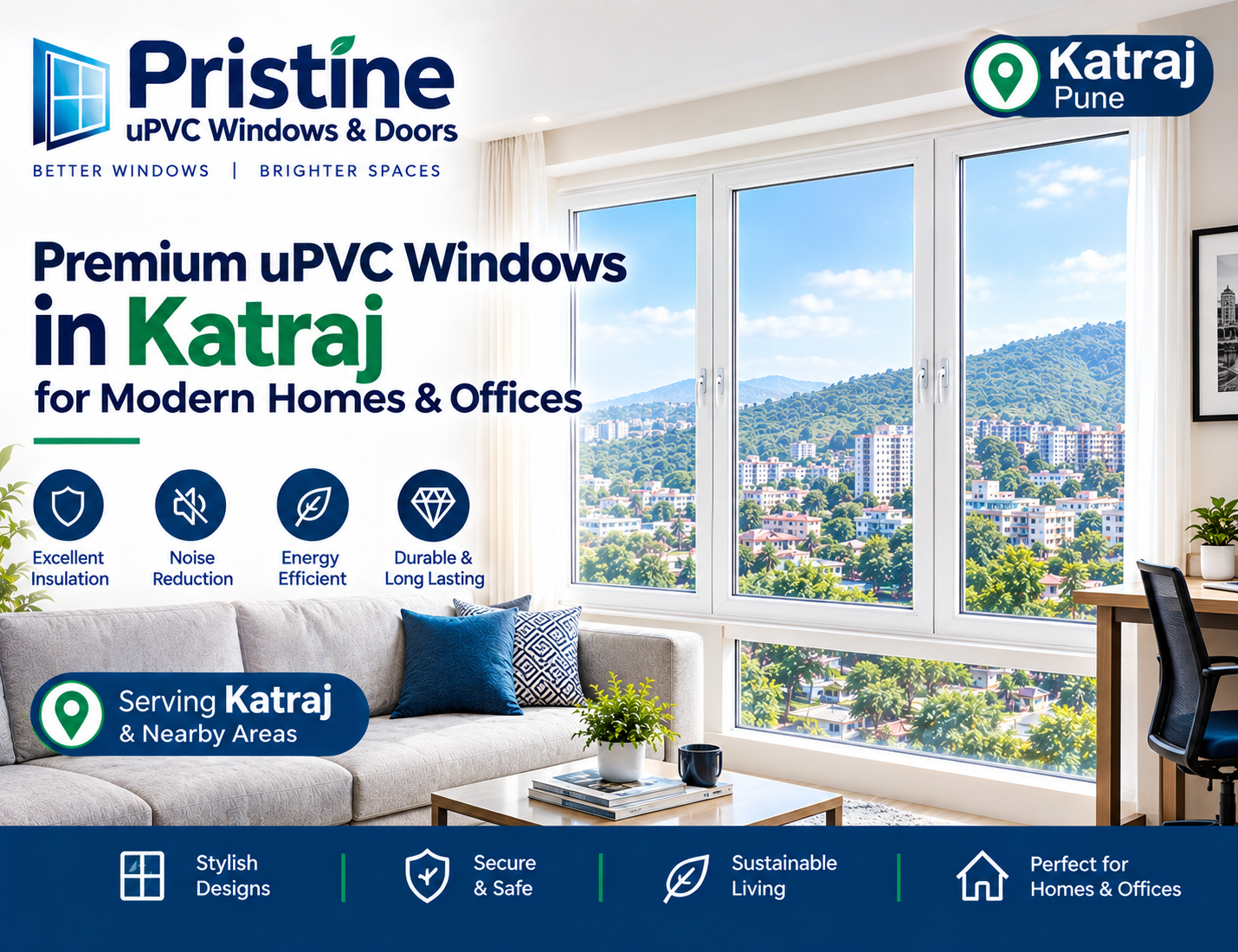 uPVC windows in Katraj, uPVC window manufacturers in Katraj, uPVC Sliding Windows in Katraj