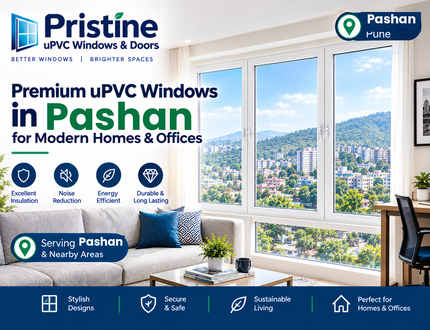 uPVC windows in Pashan , uPVC window manufacturers in Pashan , uPVC Sliding Windows in Pashan